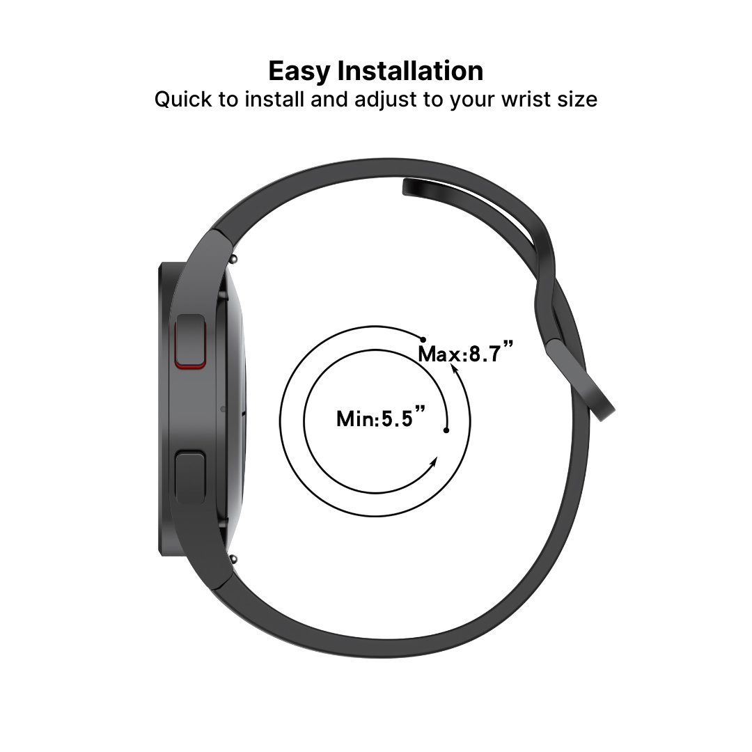 Samsung Galaxy Watch 4 Silicone Strap