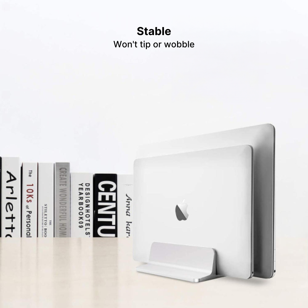 Vertical Metal Laptop Stand