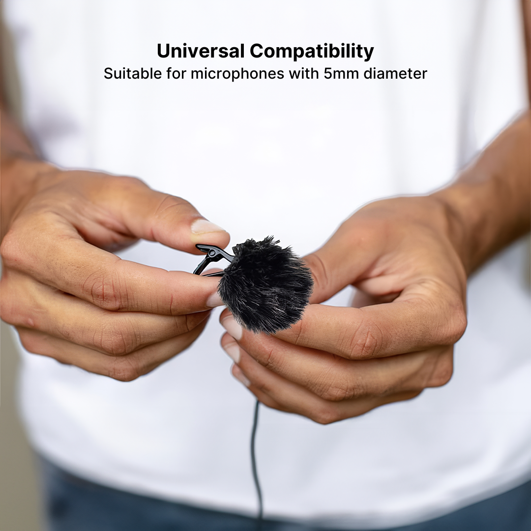 Mic Wind Noise-Reduction Cover