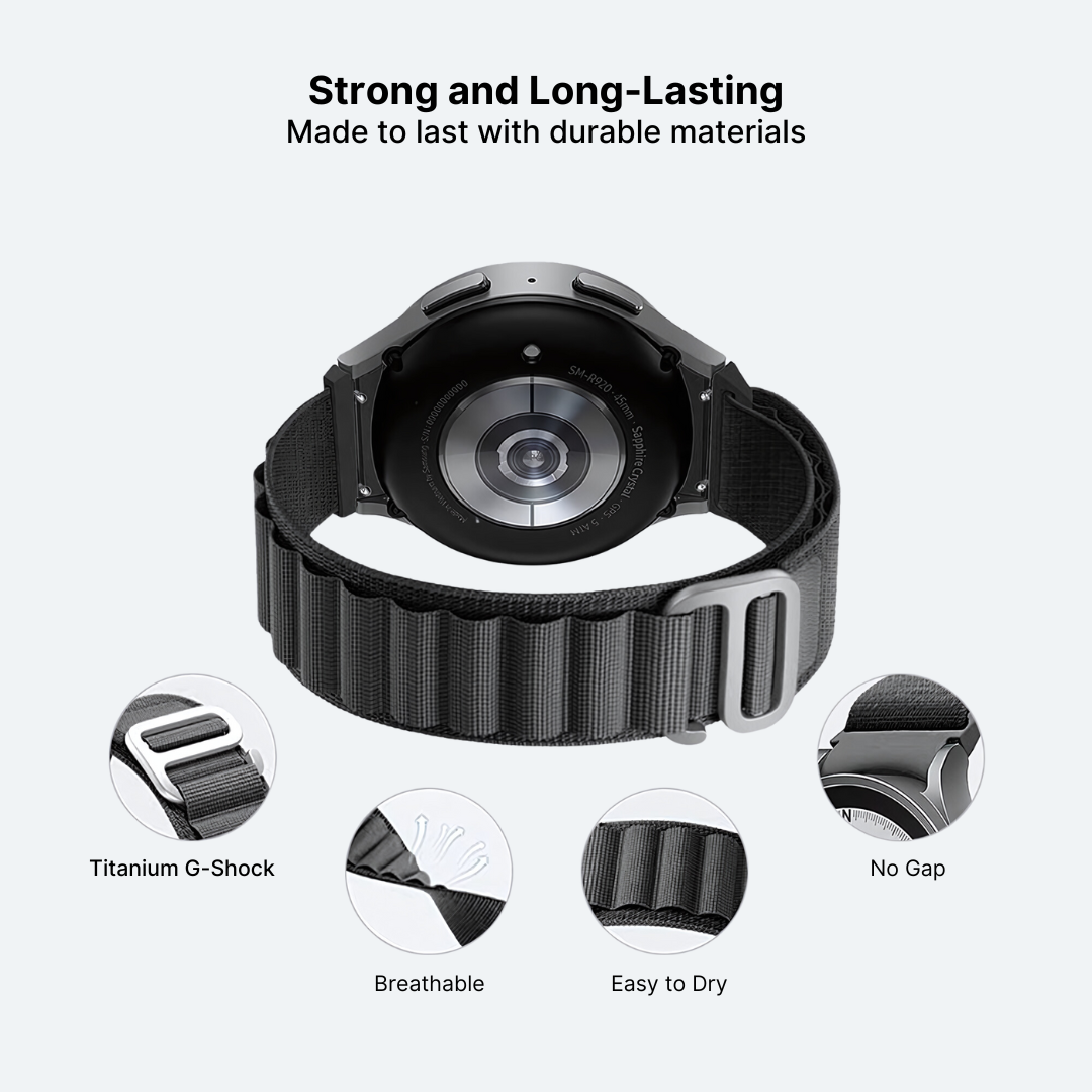 Samsung Galaxy Watch Nylon Loop Band