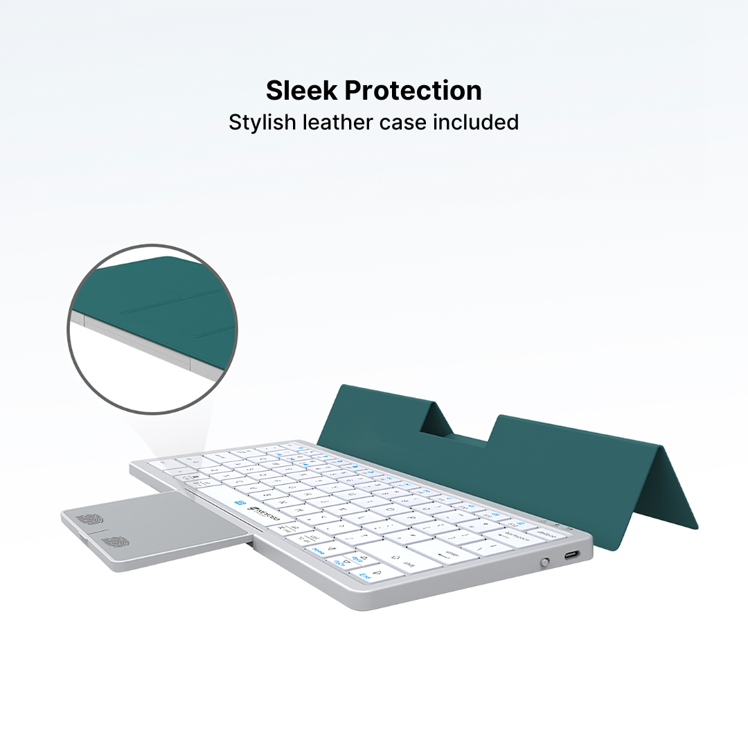 Wireless Portable Keyboard for Tablets and Smartphones