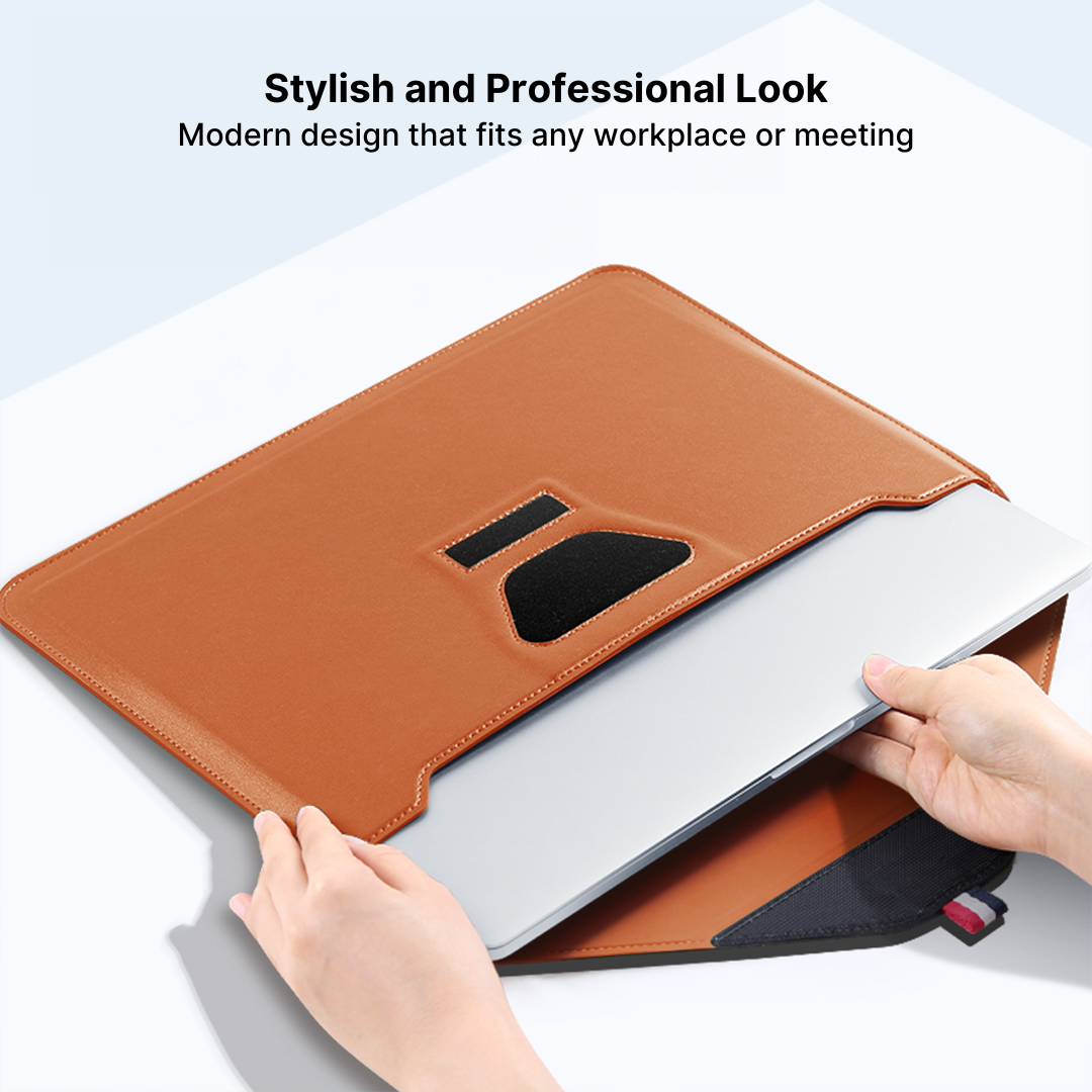 UltraSlim Laptop Sleeve with Triangle Support Stand