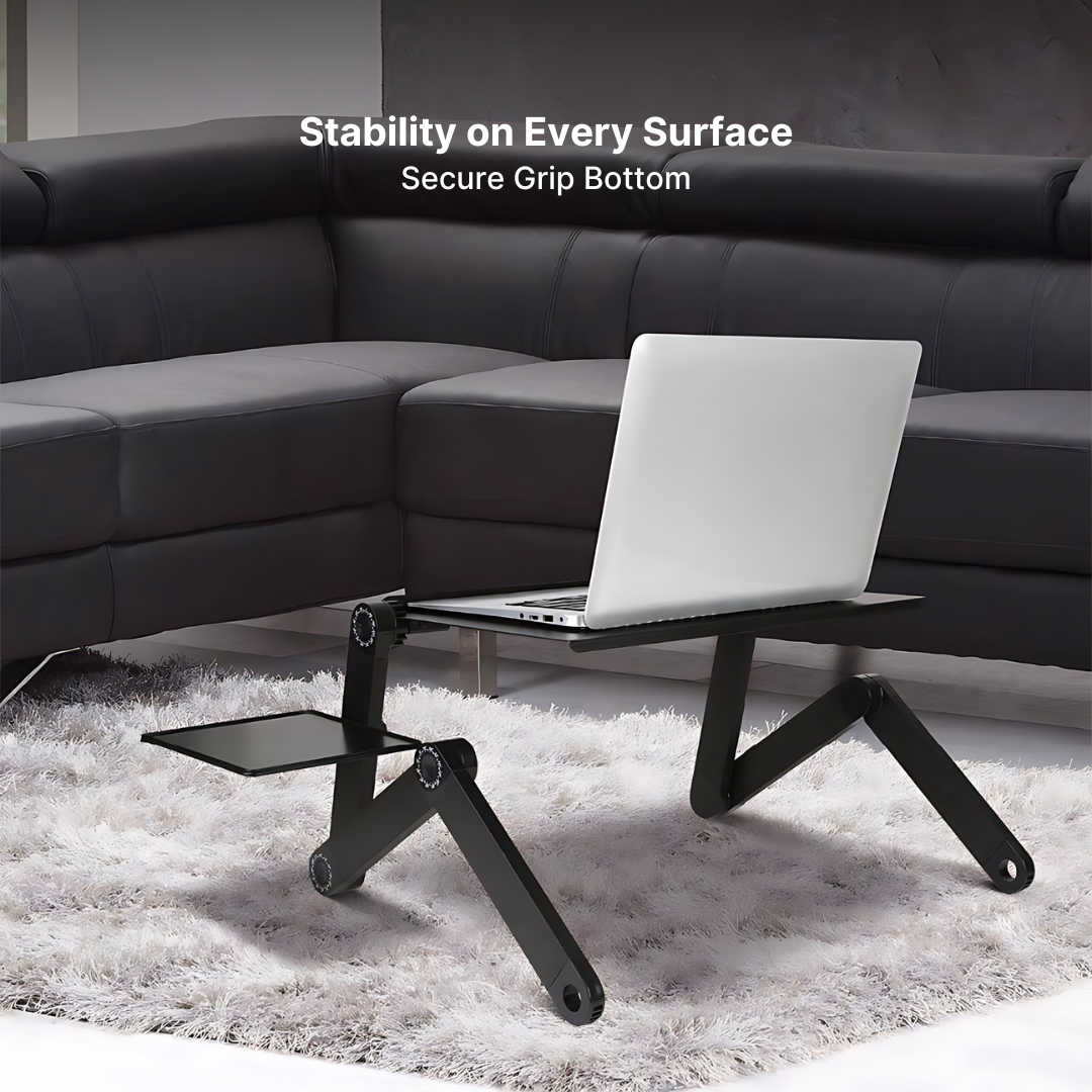 Aluminum Laptop Stand with Adjustable Shelf