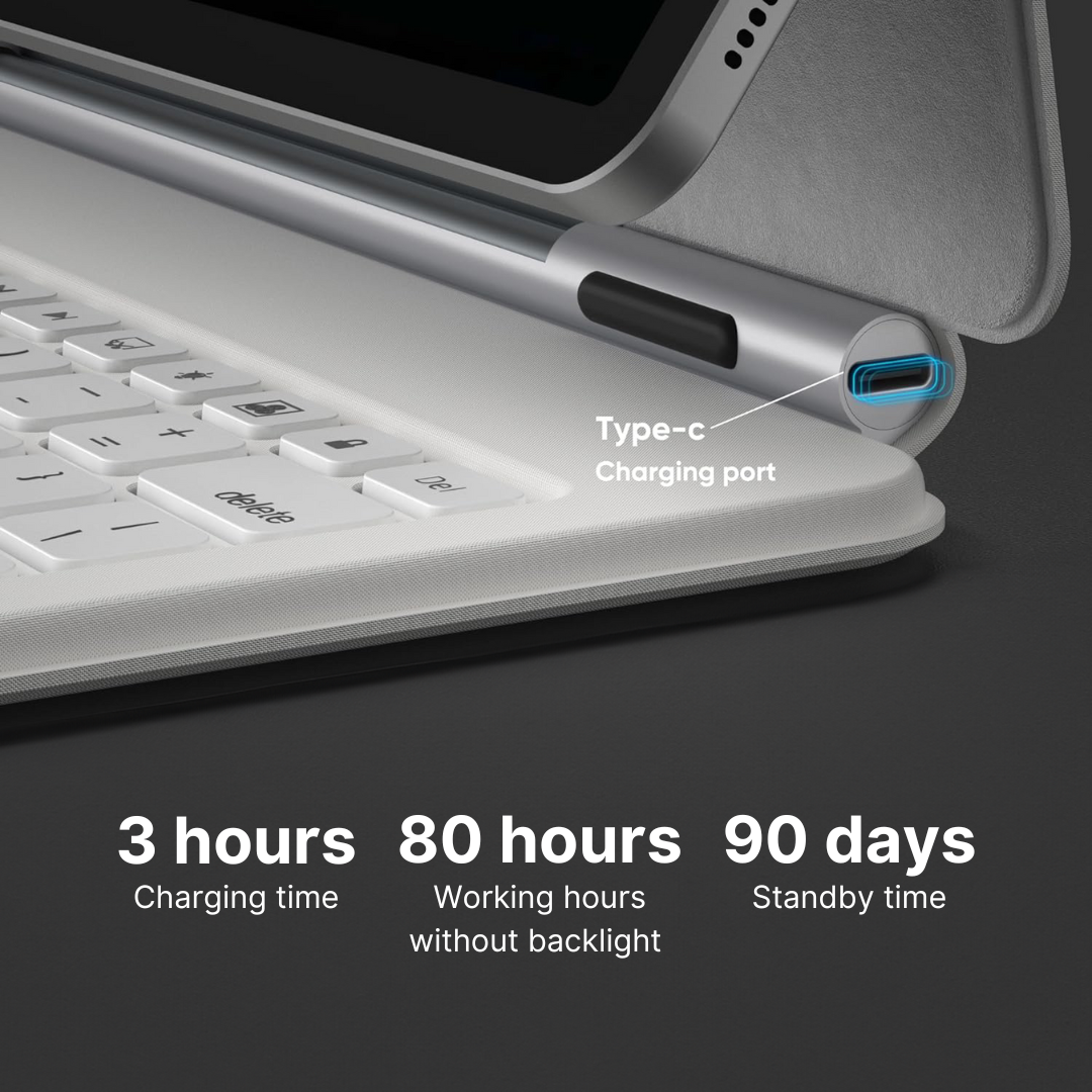 Astro - Wireless Keyboard Case with TouchPad for Samsung Tab 12.4" & 11"