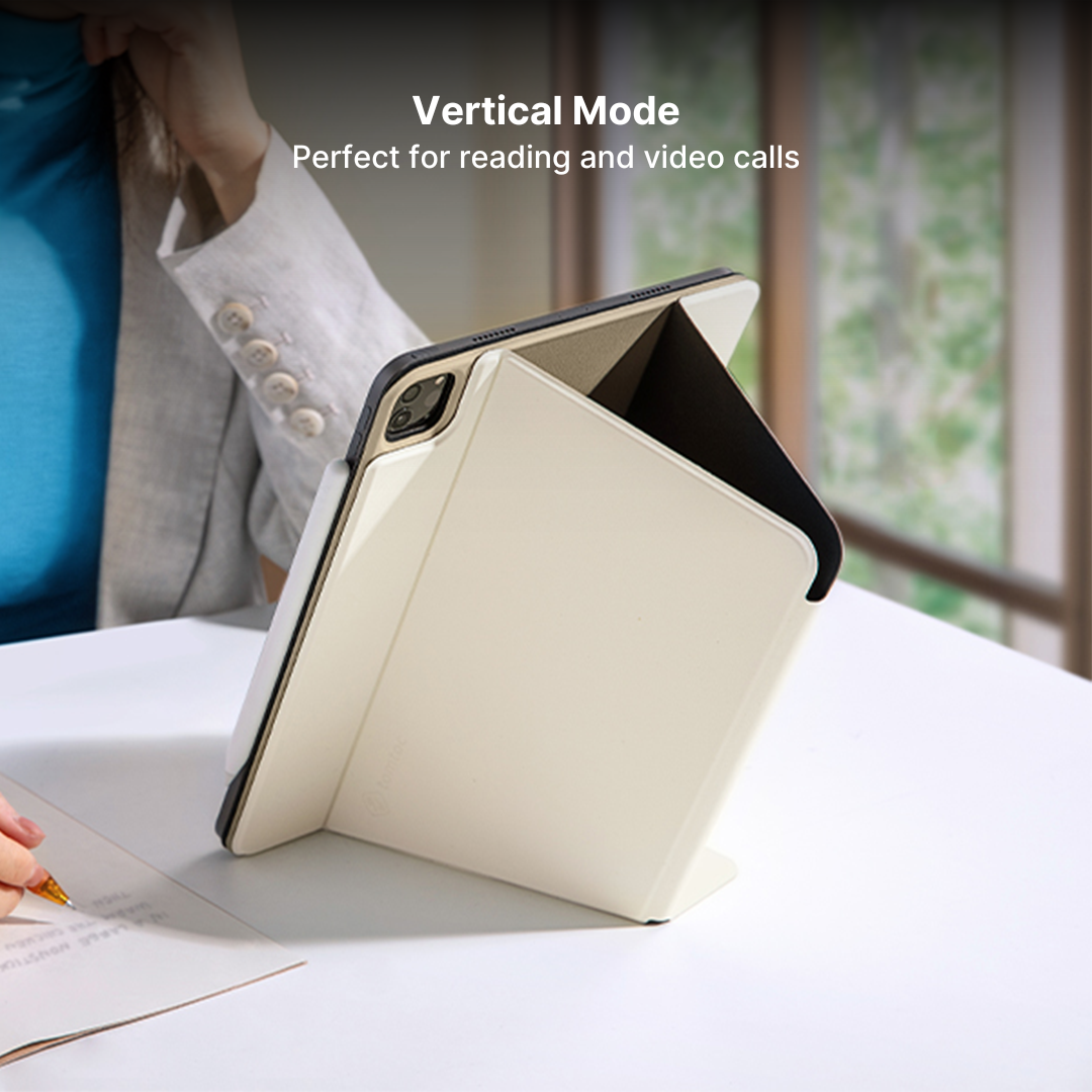 Touch Non-Slip iPad Case 3-Layer Magnetic Separable Design