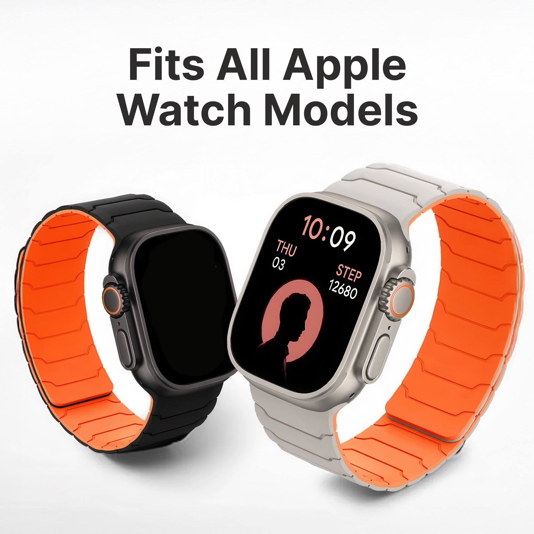 Magnetic Silicone Apple Watch Band