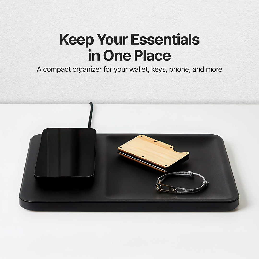 AuraHub Wireless iPhone Charger & Organizer