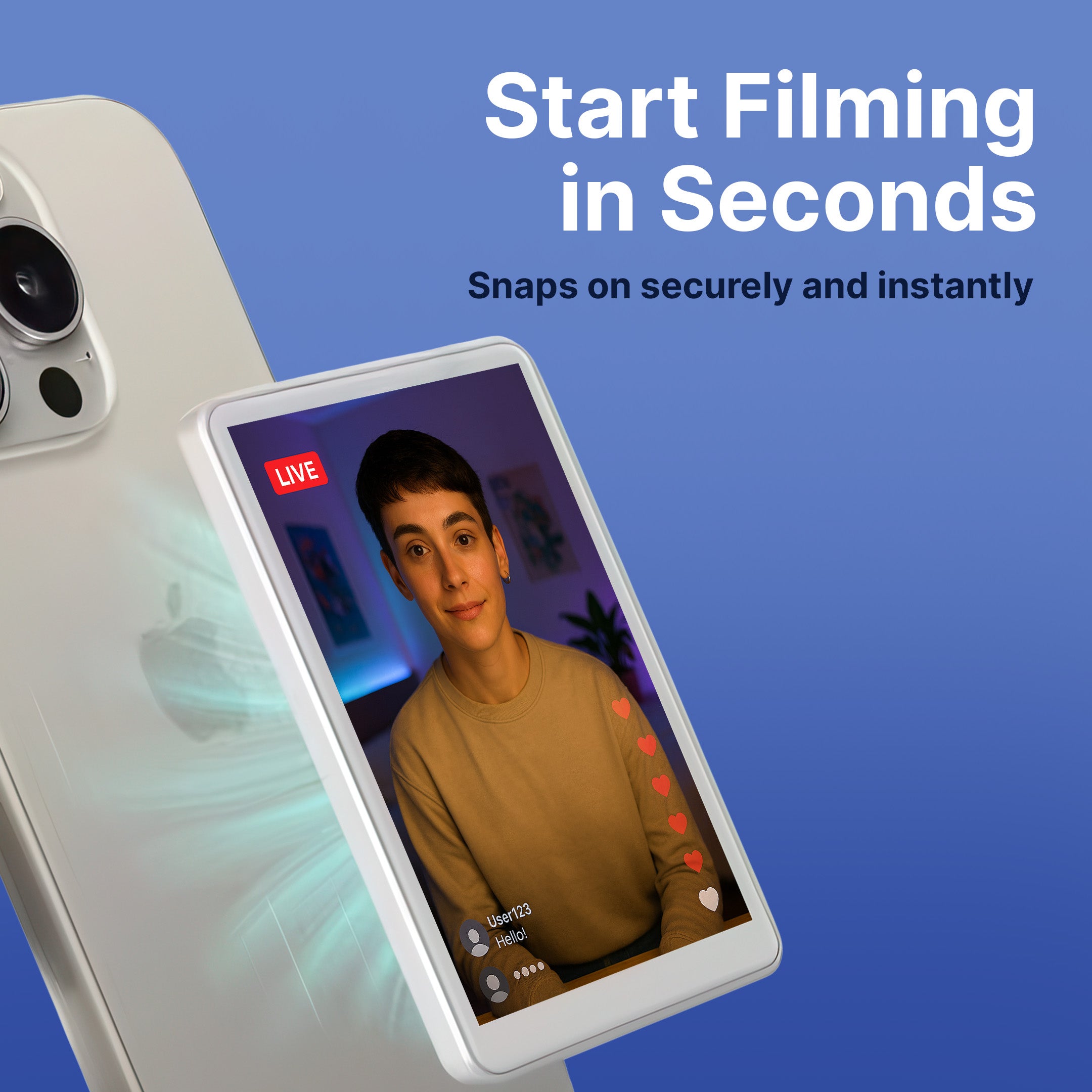 CreatorCam Wireless Magnetic Selfie Screen