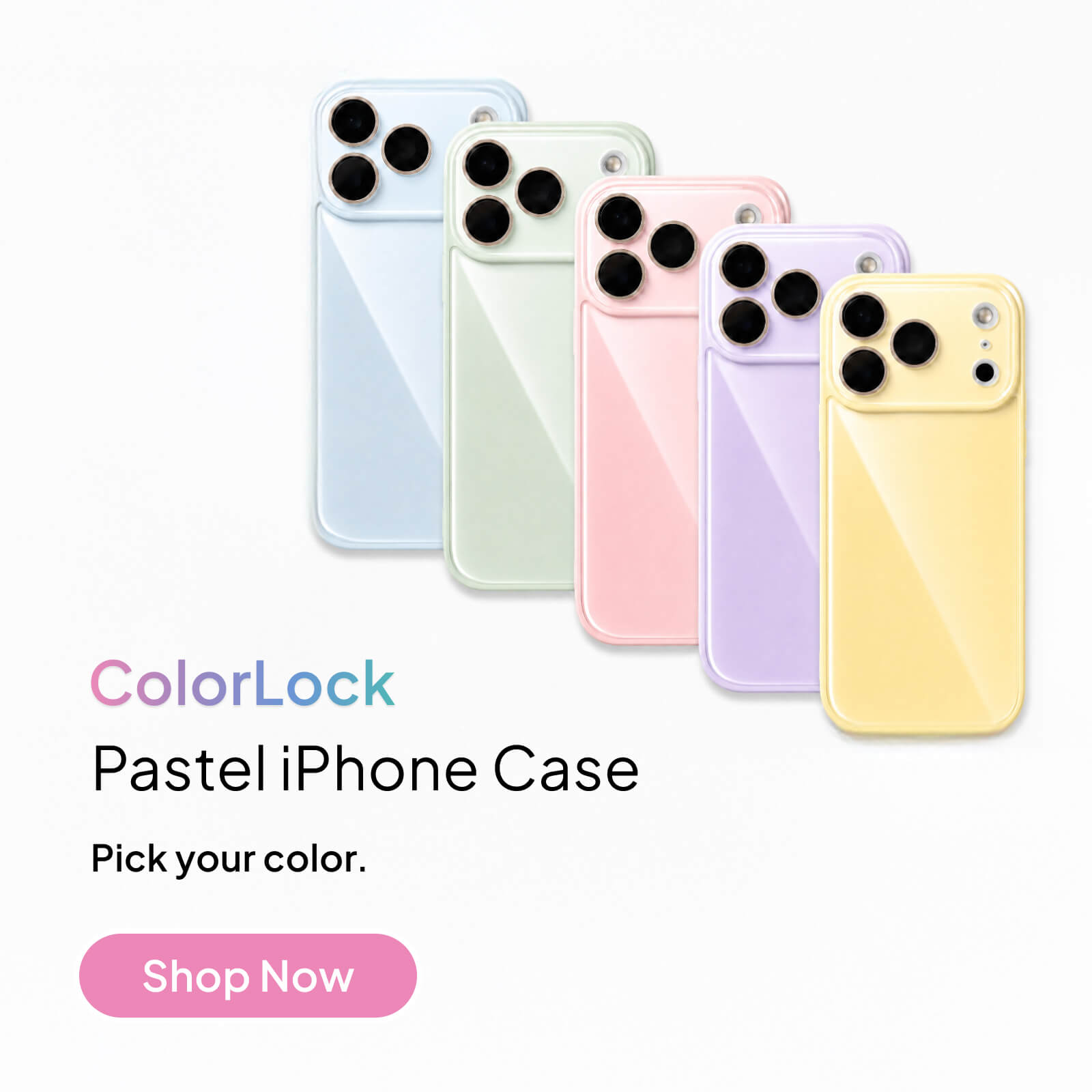 ColorLock Pastel iPhone Case