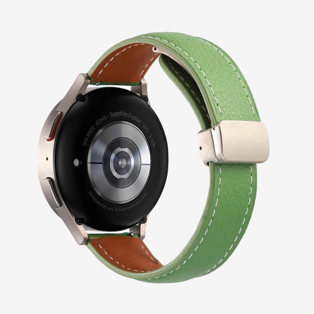 Classic Magnetic Leather Strap for Samsung Watch