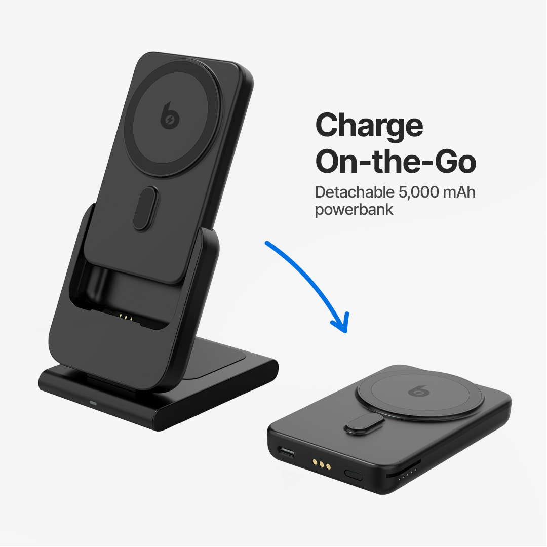 Power Mag PowerMag 3-in-1 Magnetic Wireless Charger with Stand