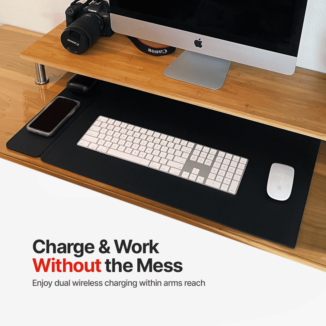 PowerMat Pro DUO Wireless Charging Desk Mat