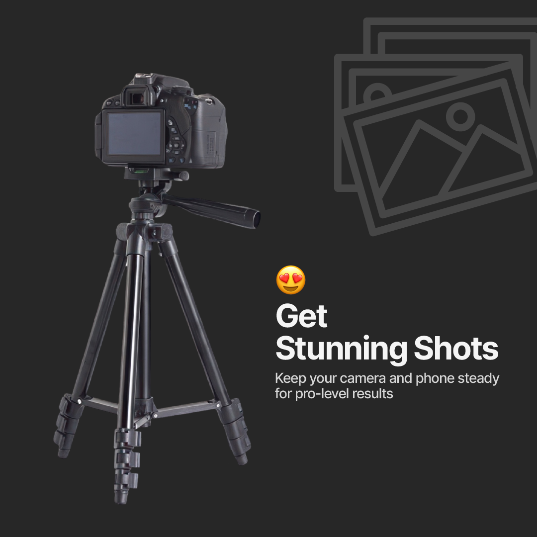 QuickSnap Camera and Smartphone Tripod