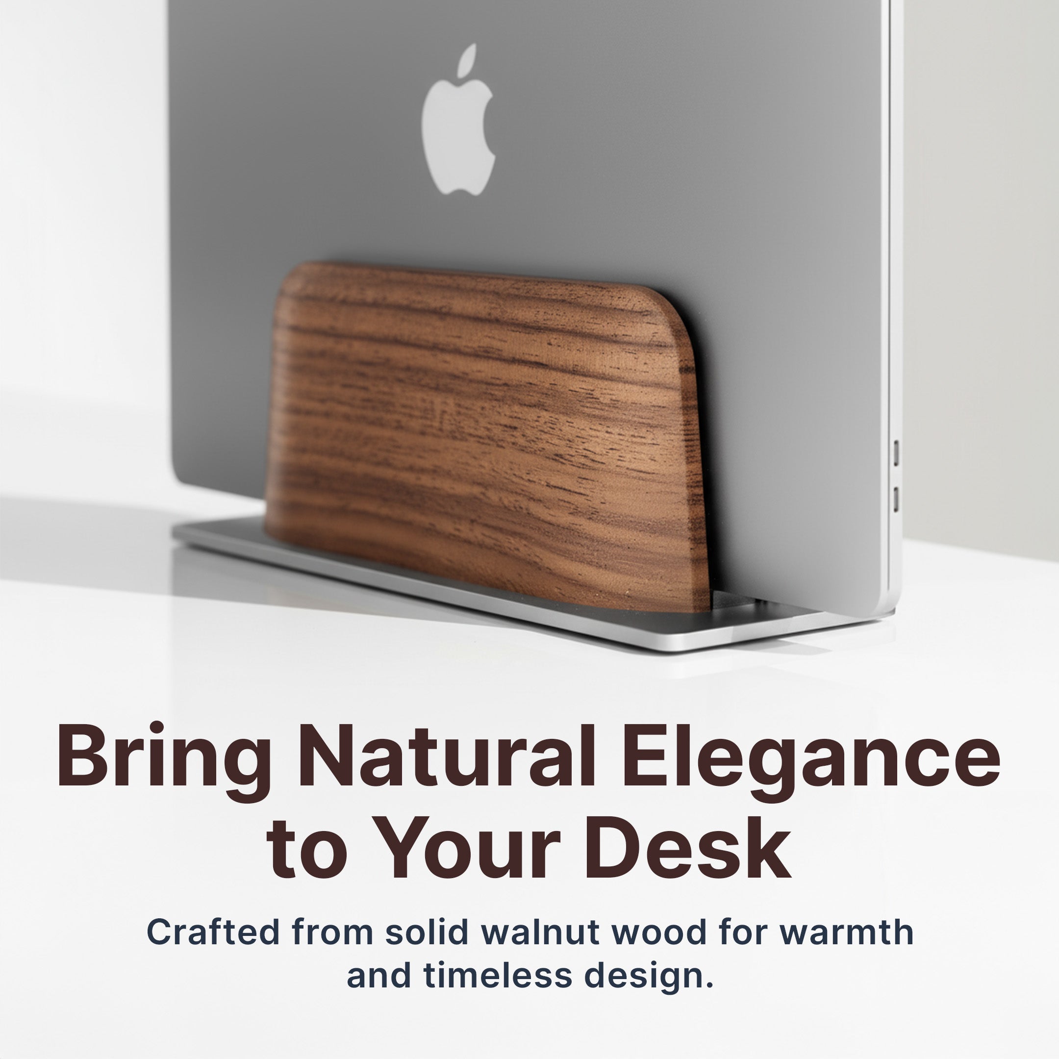 Wooden Vertical Laptop Holder