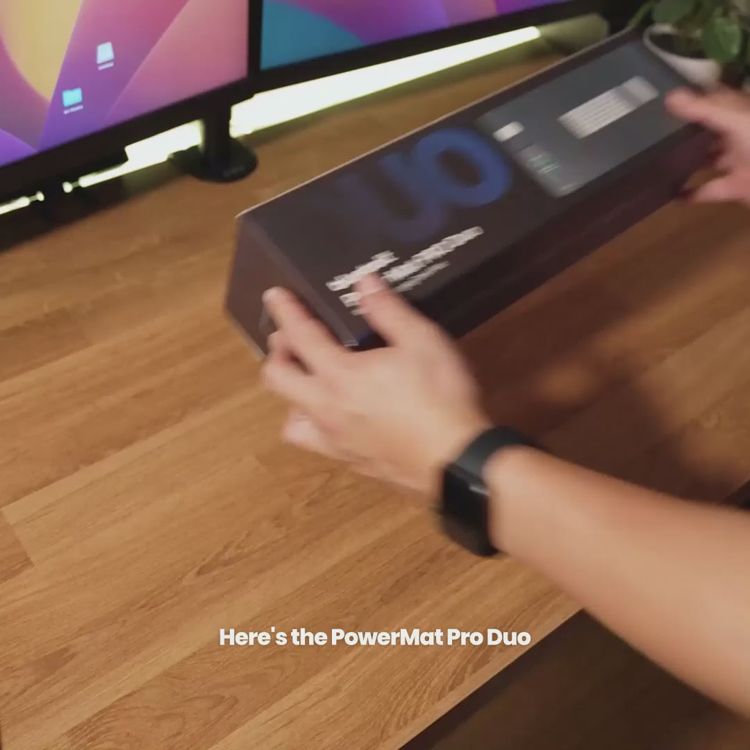 PowerMat Pro DUO Wireless Charging Desk Mat
