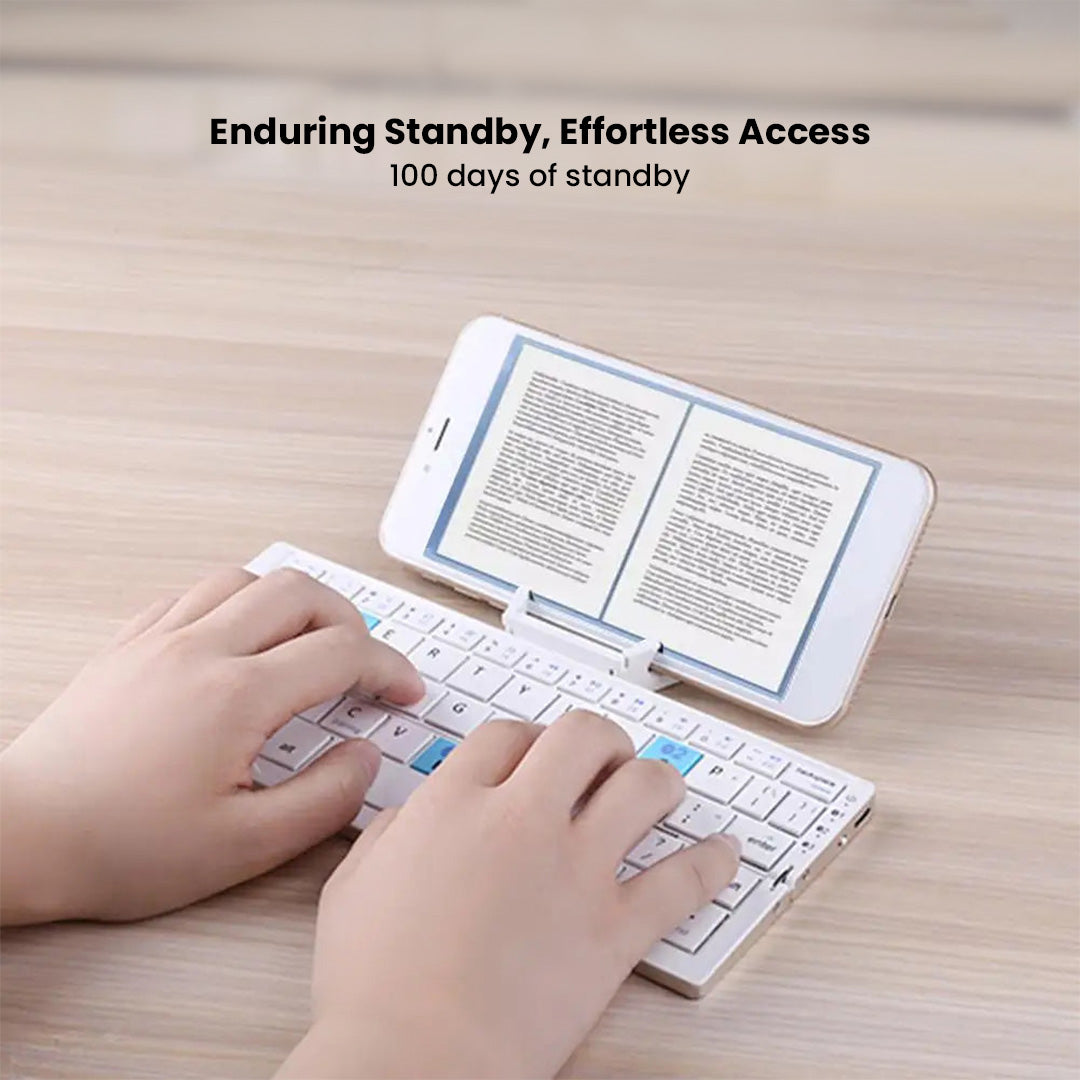 UltraFold Mini Ergonomic Wireless Keyboard with Bluetooth